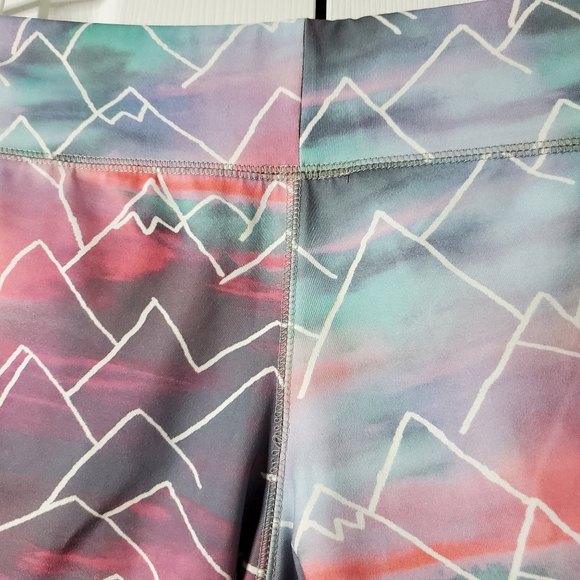 Mossimo Supply Pastel Mountain Workout Pant Sz L - Picture 12 of 14
